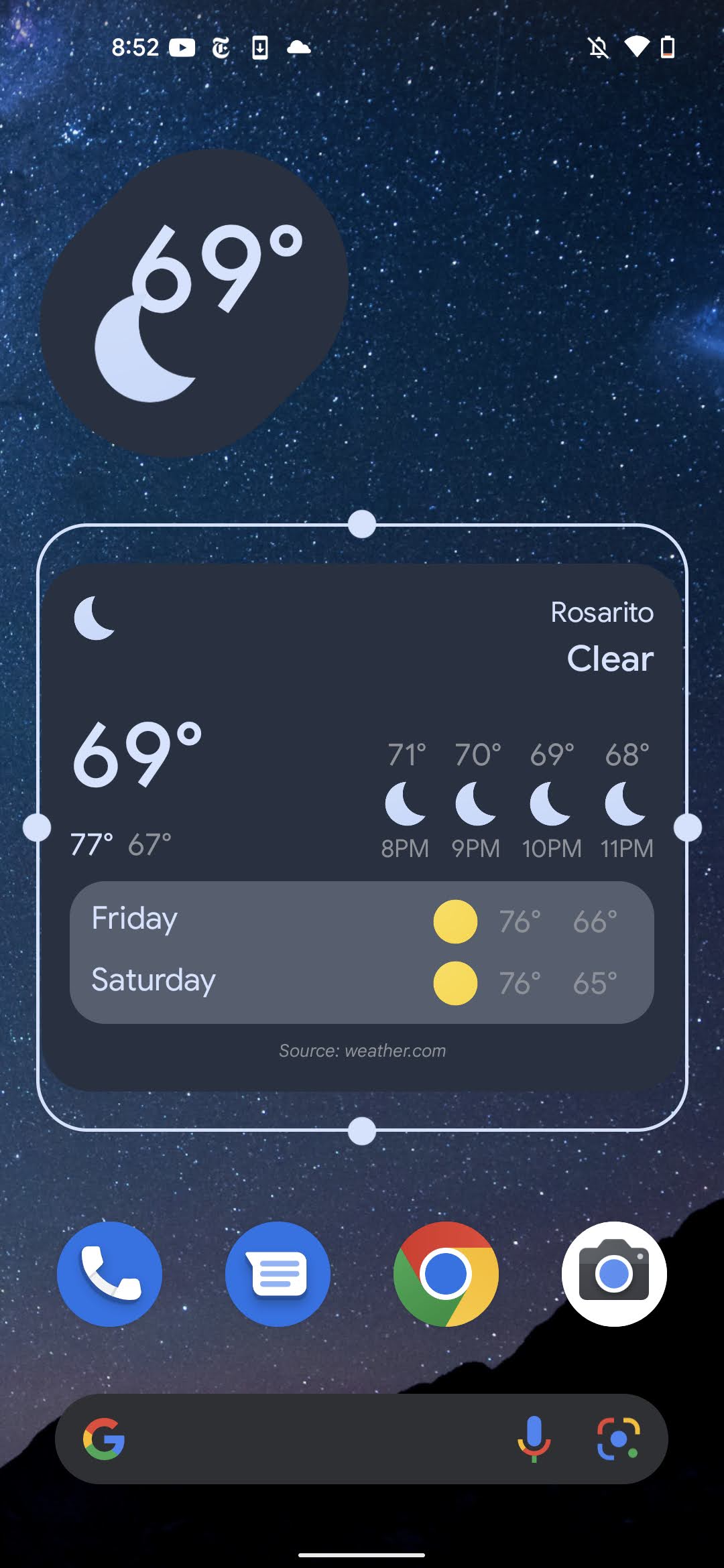 How to add Android 12 weather widgets 4
