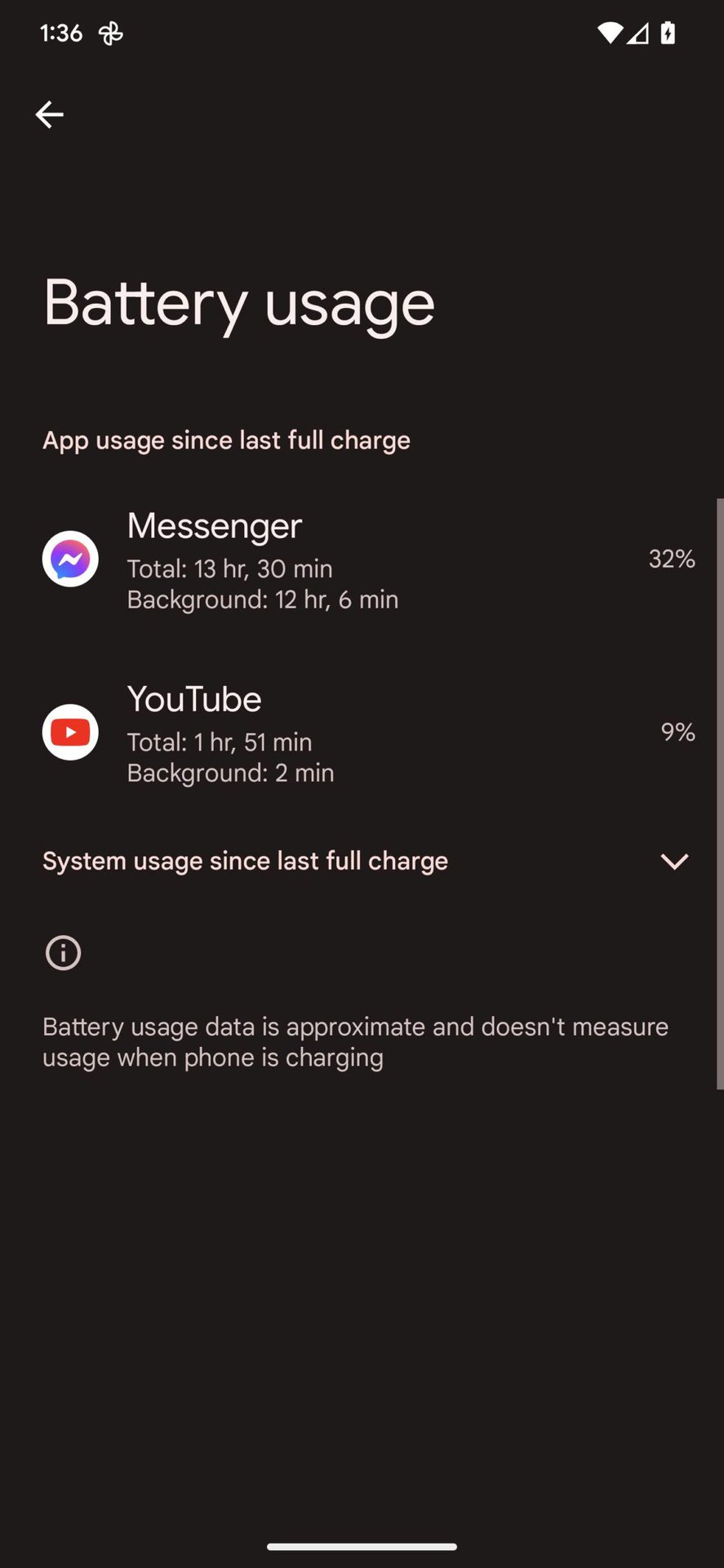 How to check battery usage by app on Android 3