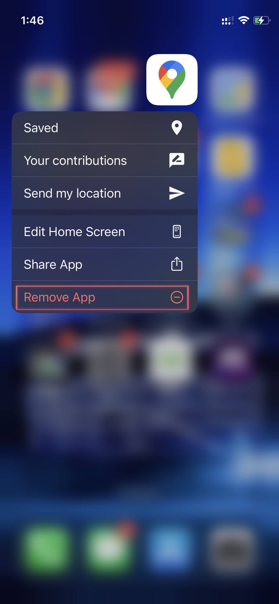 How to delete iOS app 2