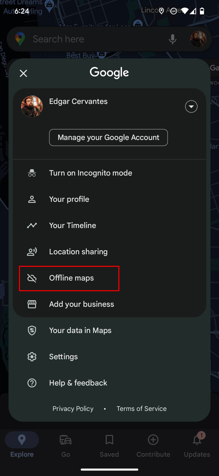 How to delete offline maps in Google Maps 2