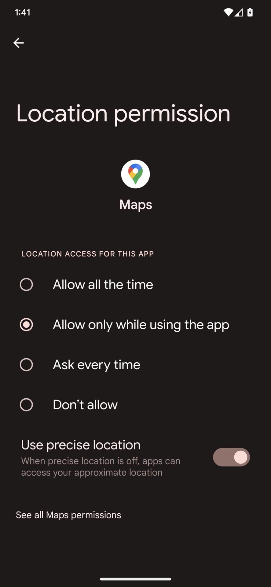 How to turn off GPS for Google Maps on Android 4