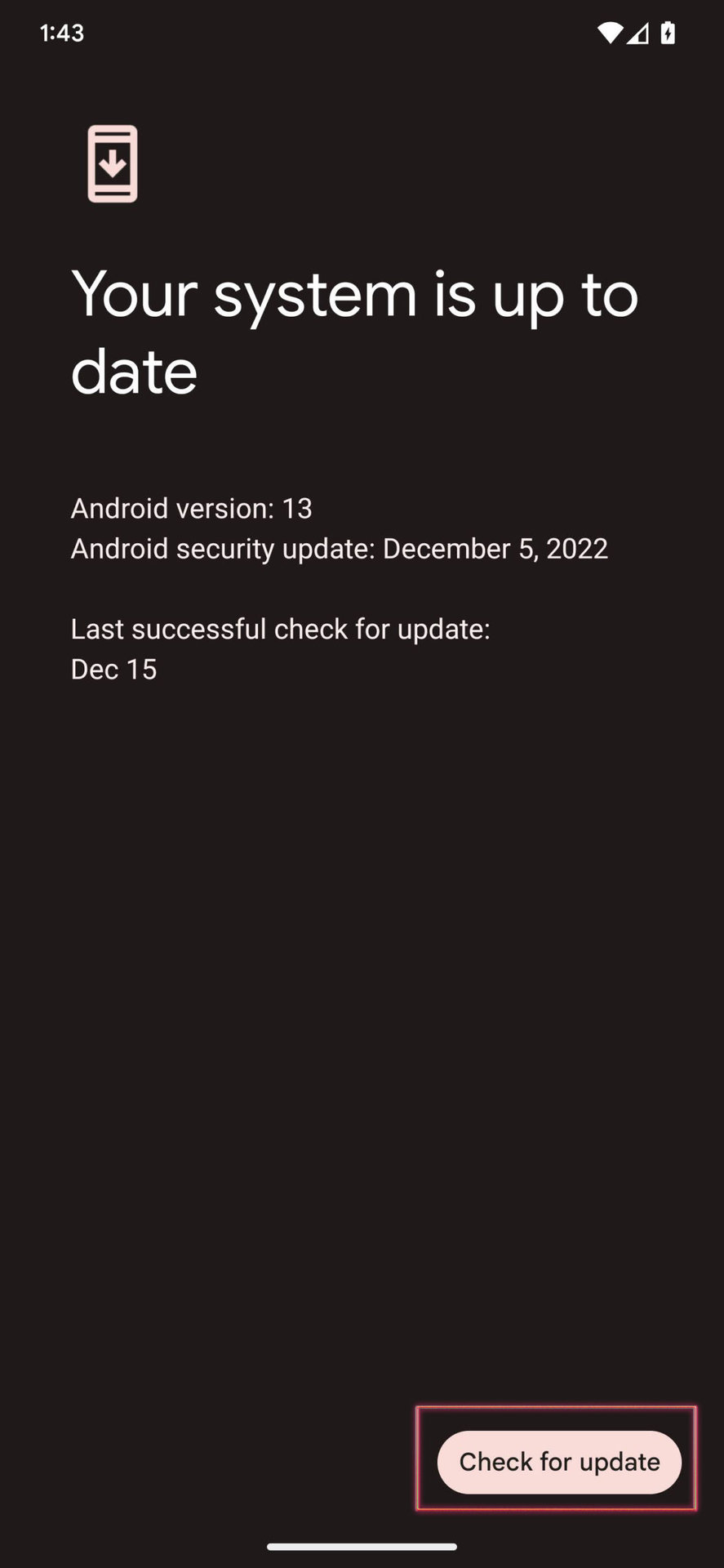 How to update Android 3