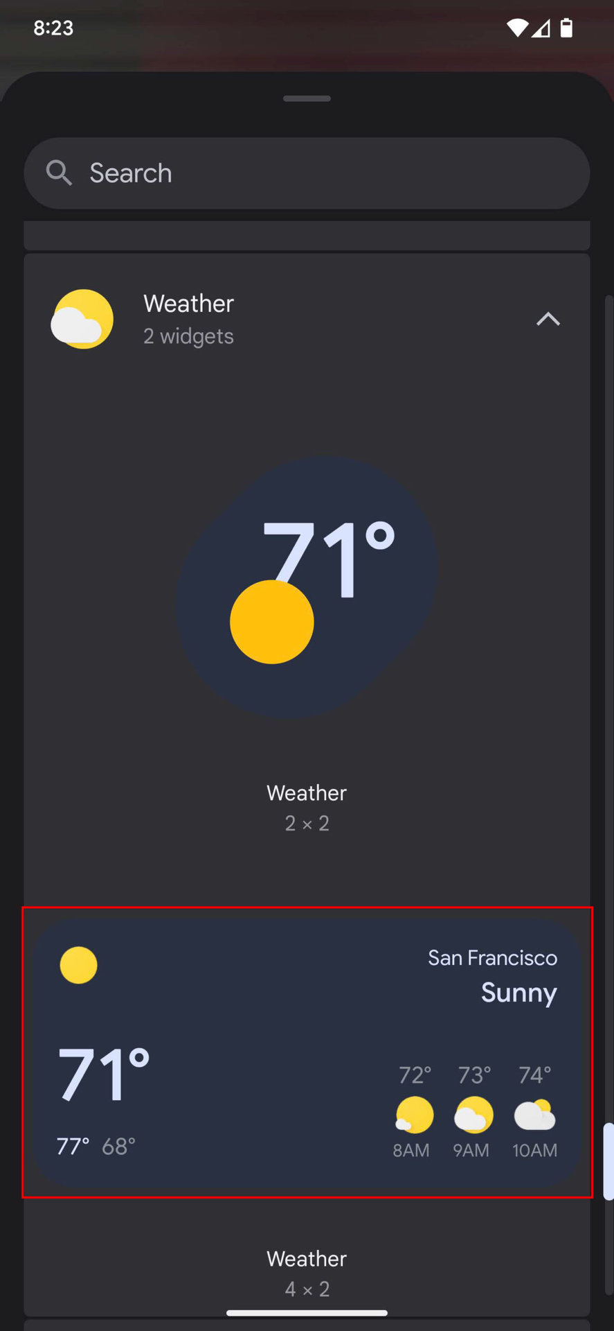 How to use Android Weather widgets 3