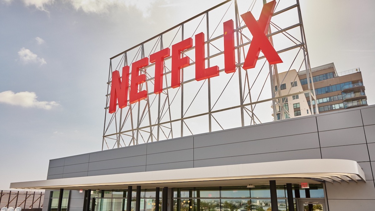 Netflix outdoor signage at LA HG - netflix ranking