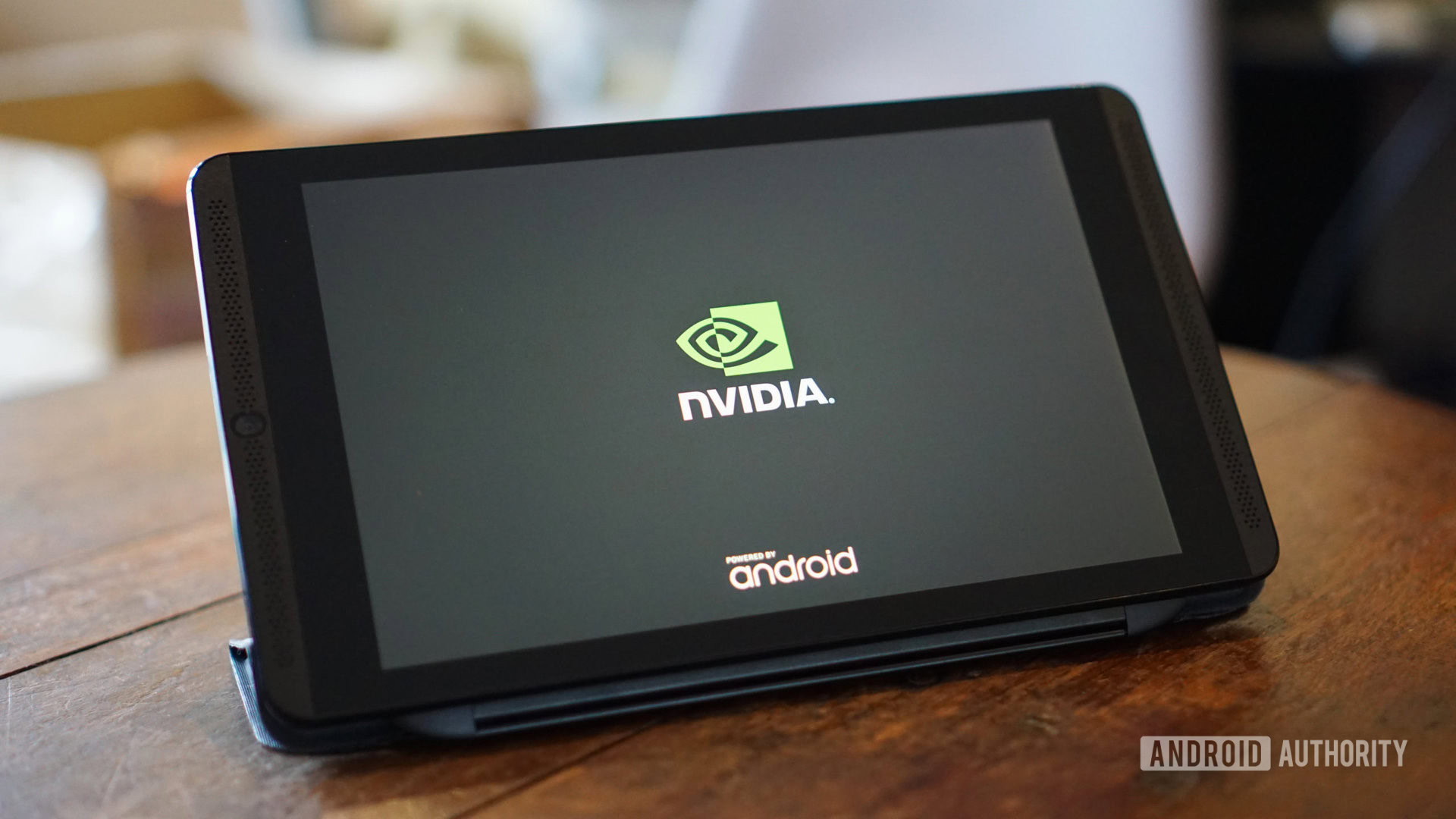 Vooraanzicht van de Nvidia Shield-tablet