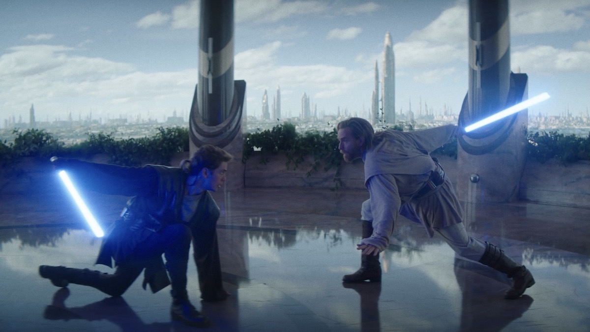 Obi-Wan and Anakin spar in Obi-Wan Kenobi episode 5 - obi-wan kenobi finale