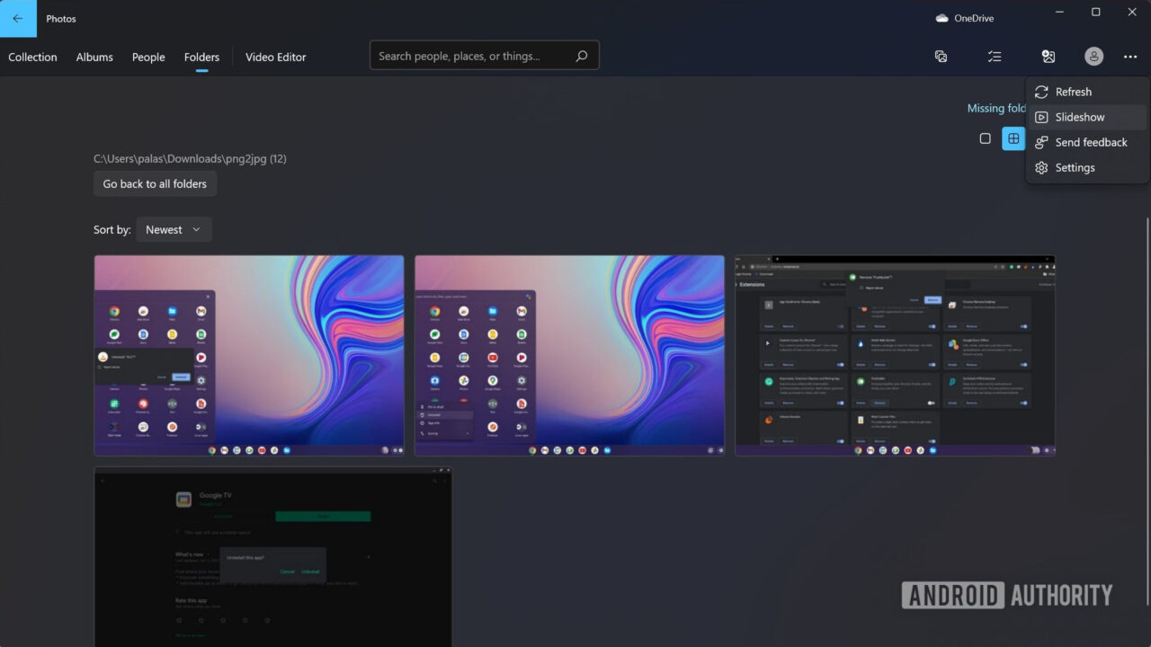 How to make a slideshow on Windows Android Authority