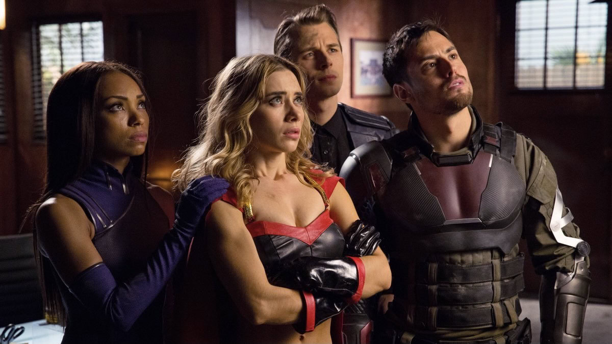 A group of superheroes in Powers - shows like the boys