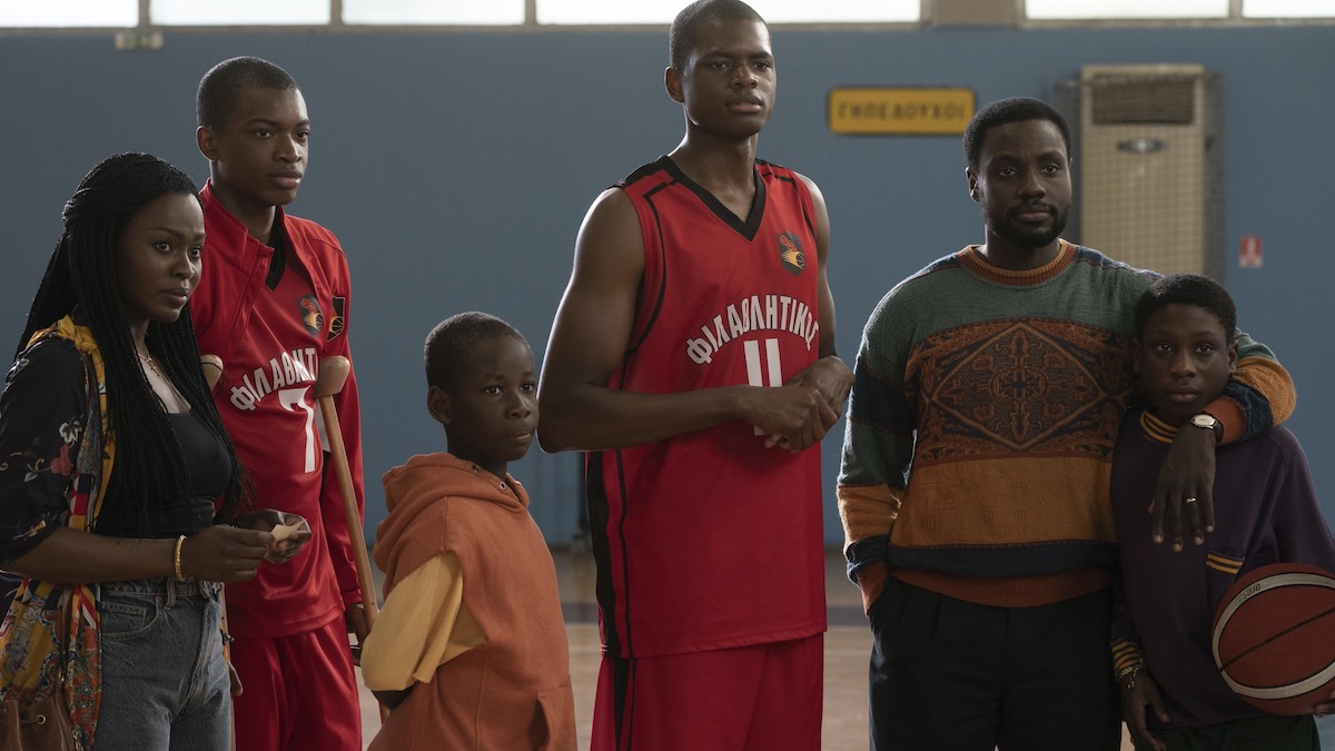 Youths on a basketball court in Rise - best new streaming movies