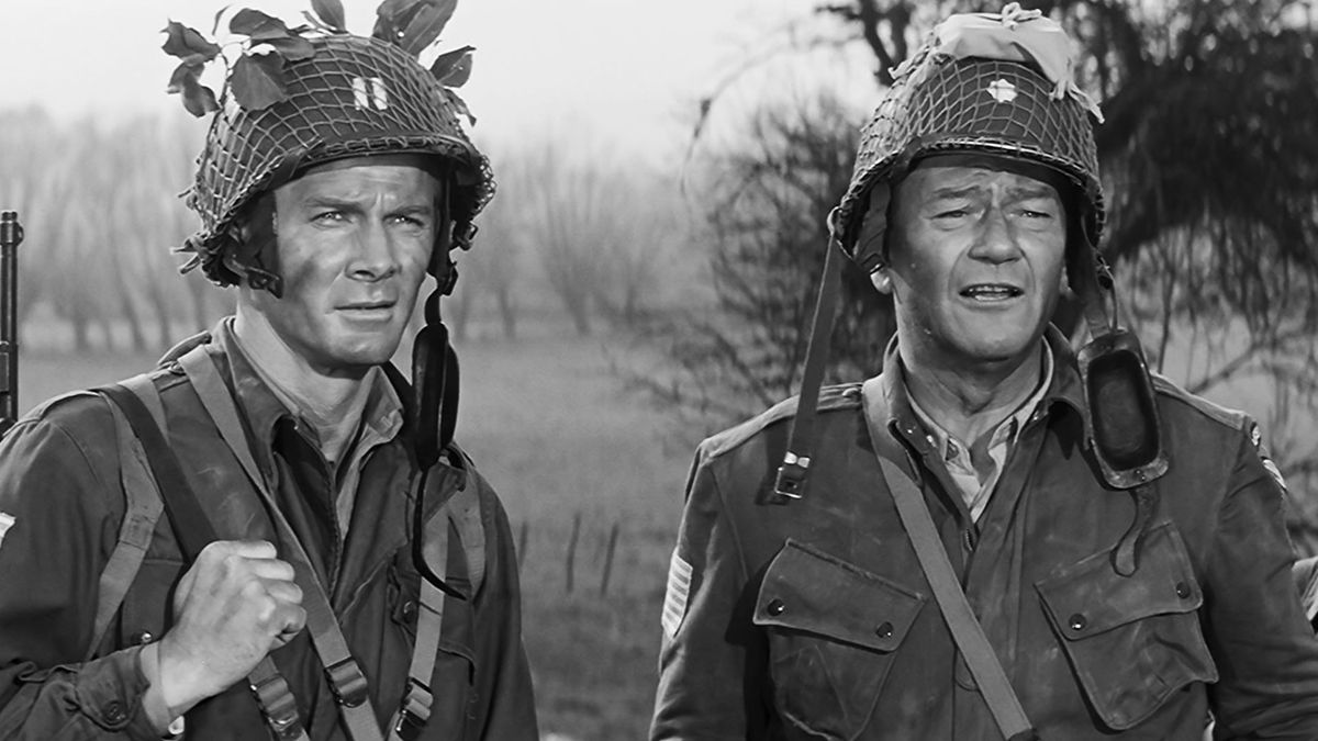 Two soldiers in The Longest Day - best new streaming movies