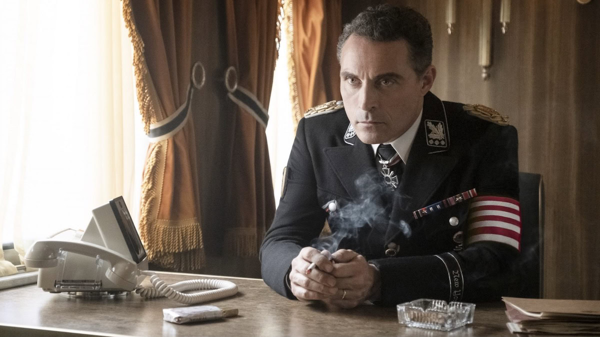 Man in a Nazi uniform in The Man in the High Castle