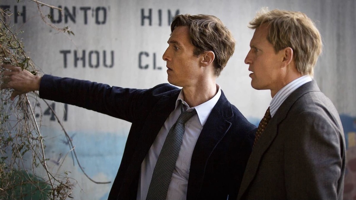 Matthew McConaughey dan Woody Harrelson di True Detective - acara seperti wakil tokyo
