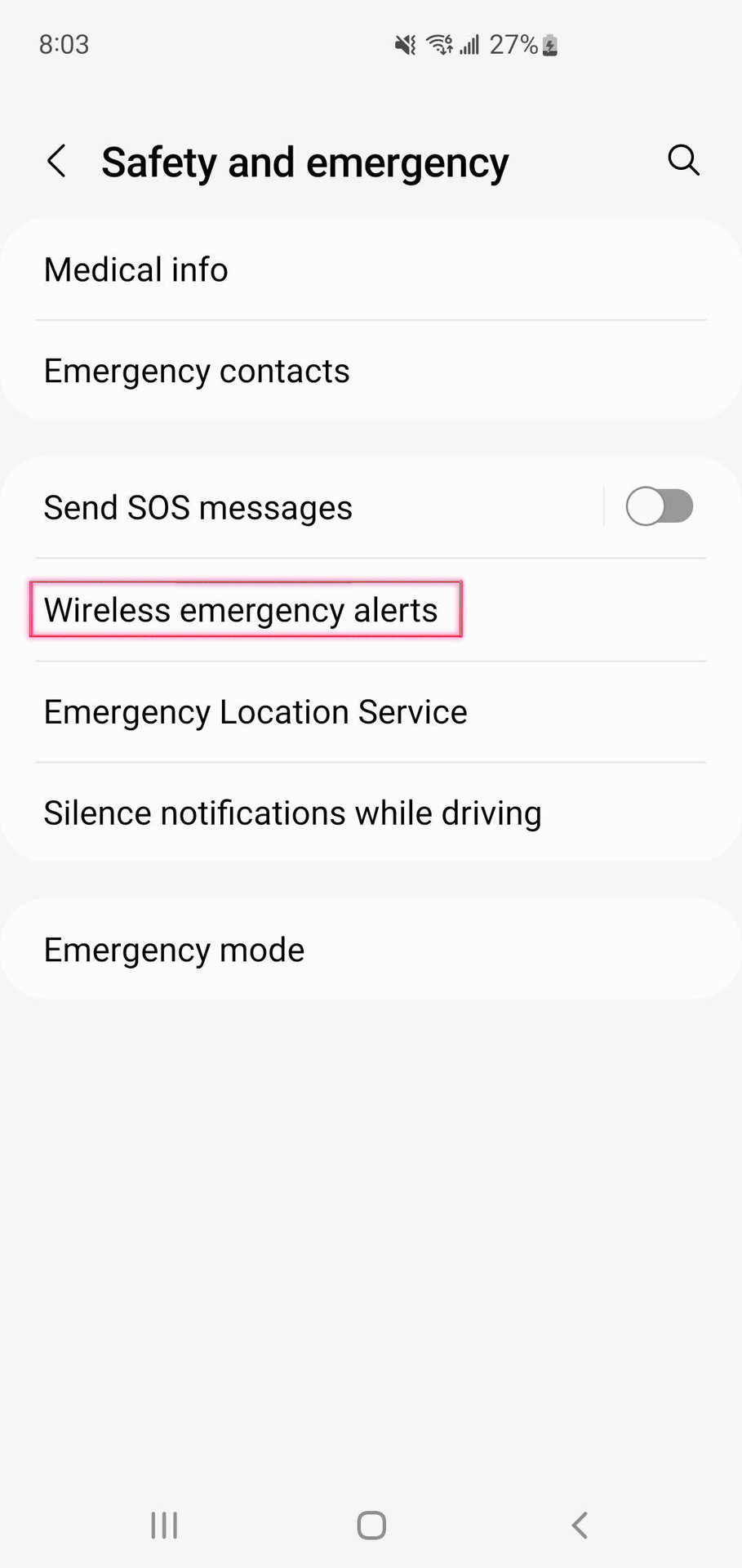 Turn off Amber Alerts on Samsung phones 2