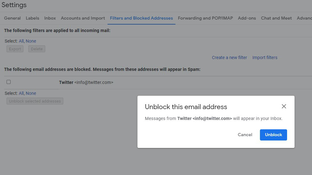 Unblock email on gmail website 3