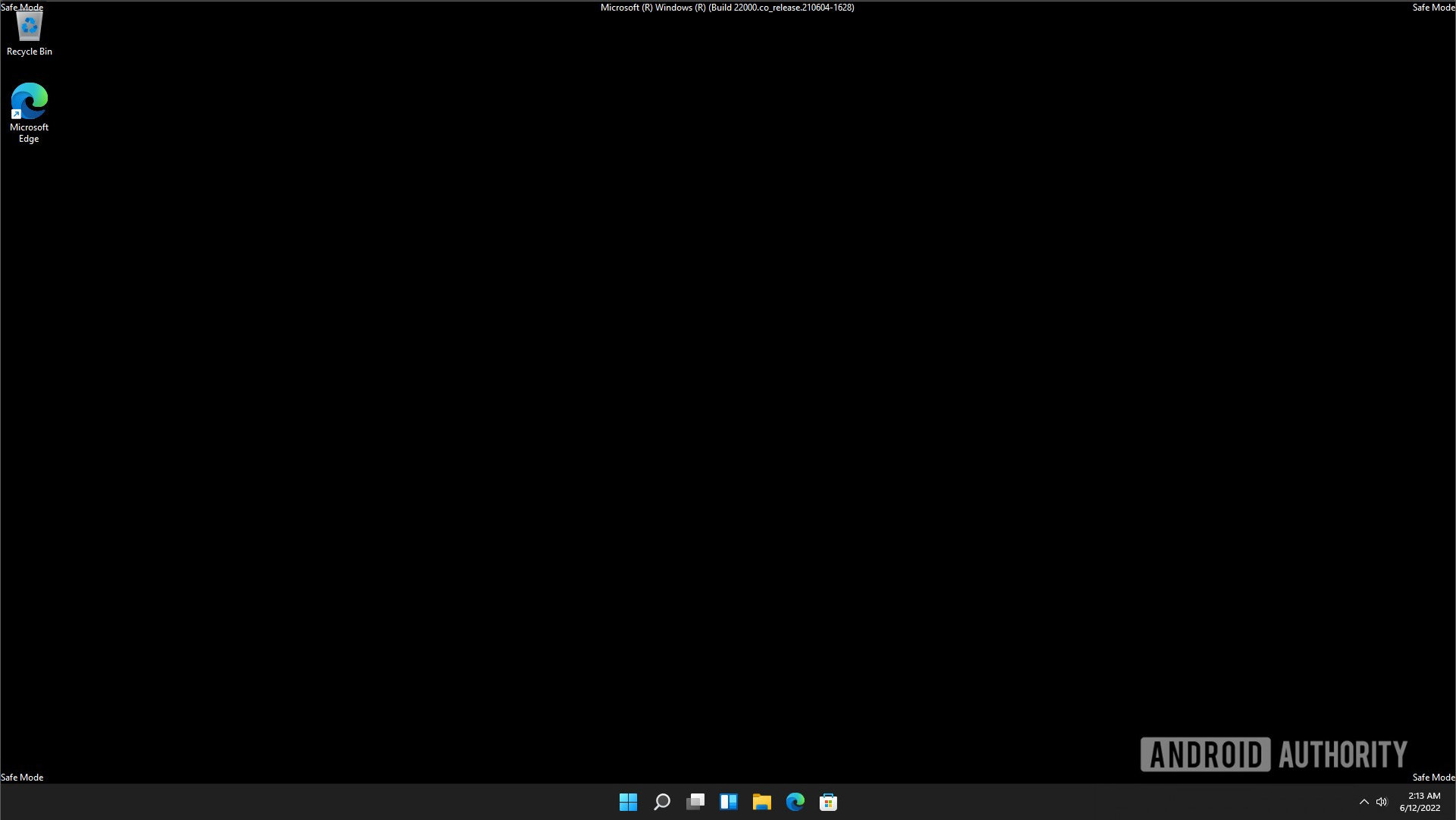 Windows 11 in safe mode