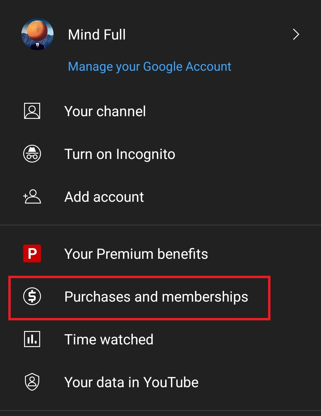 YouTube memberships mobile