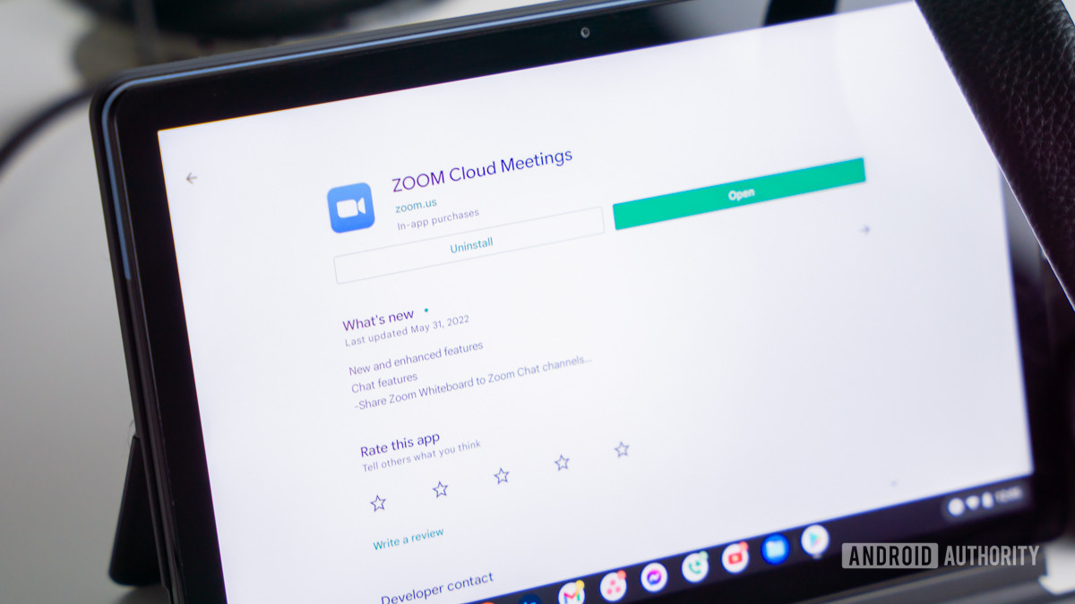 Zoom Meetings on Google Play Store for Chromebook 2