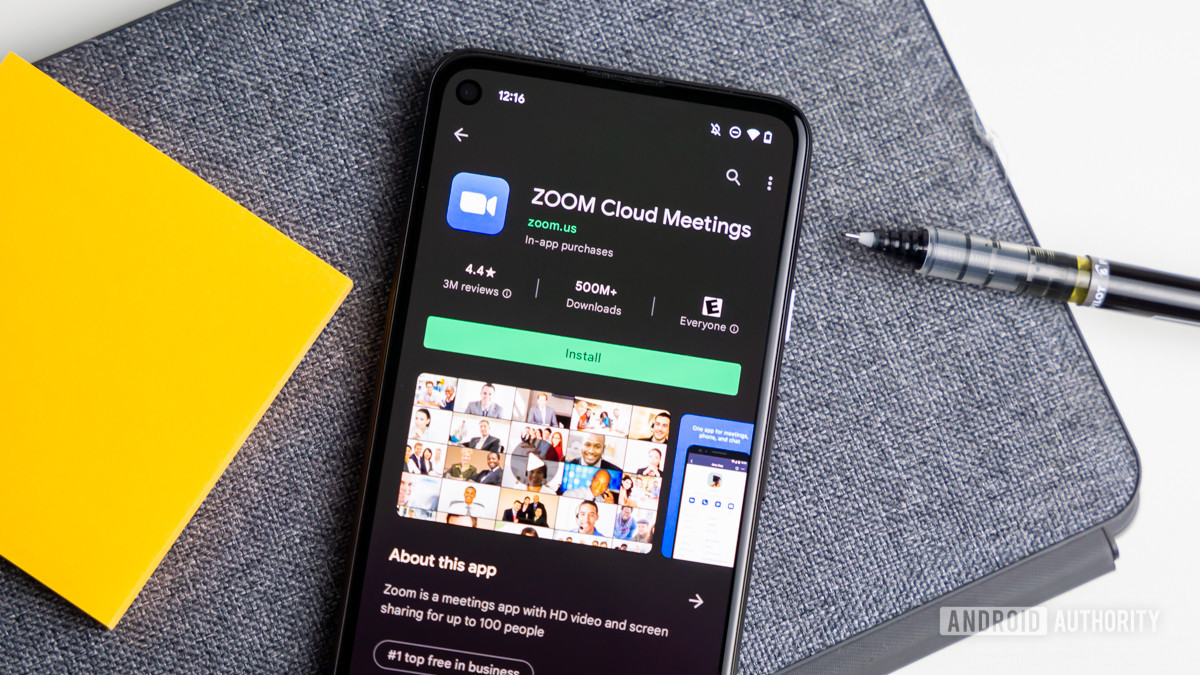 Zoom Meetings page on Gopogle Play Store 1