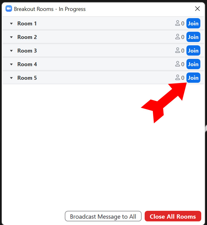 managing breakout rooms in zoom step 2