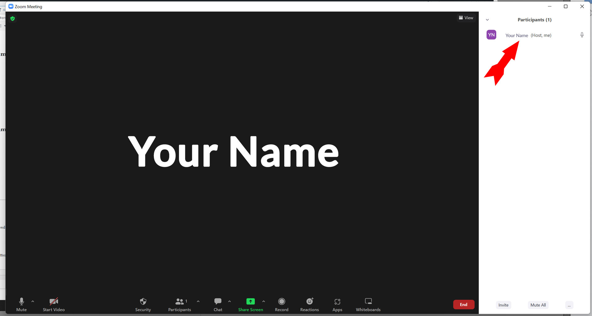 Zoom Name Change In Meeting Desktop