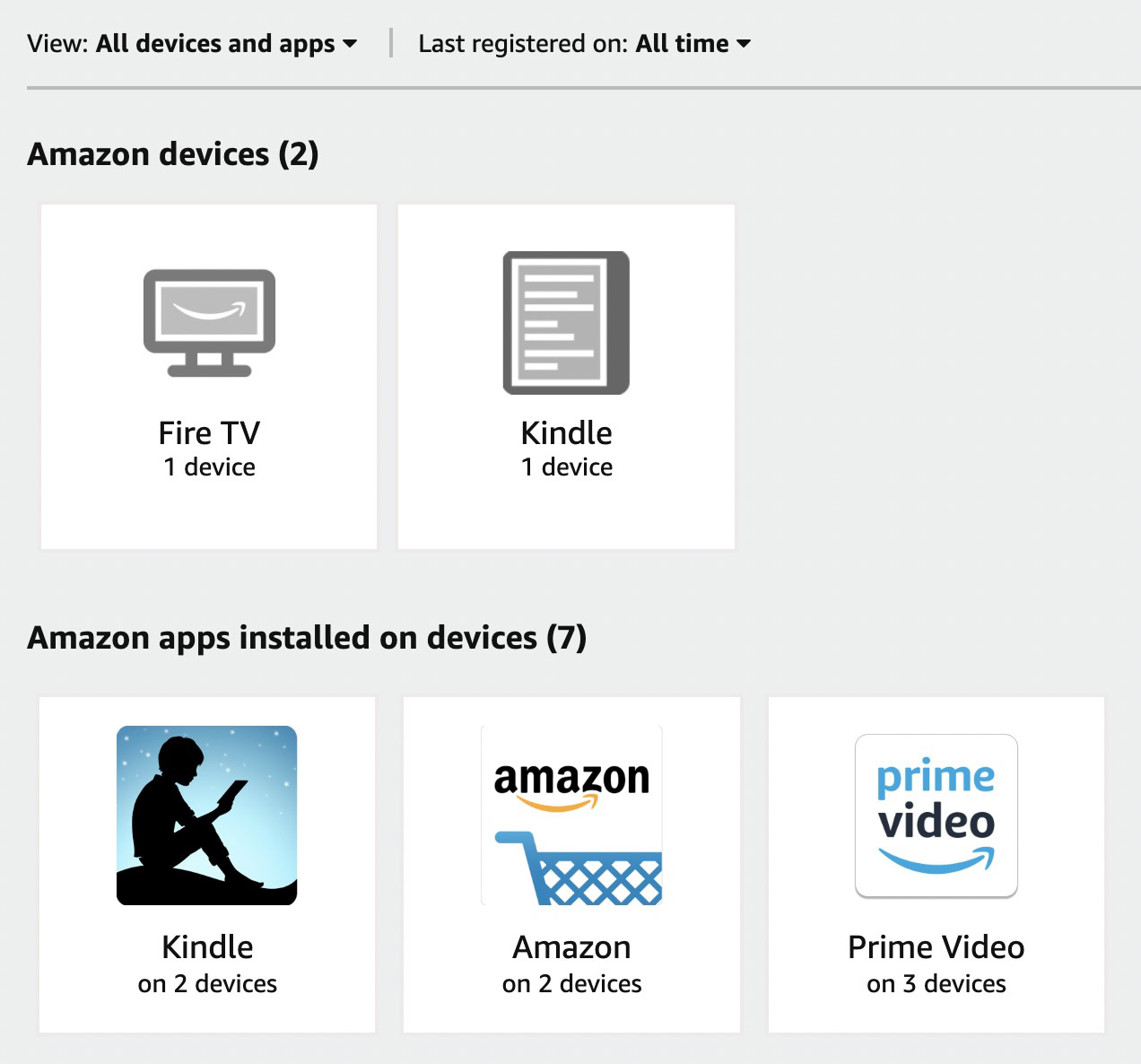 amazon devices list