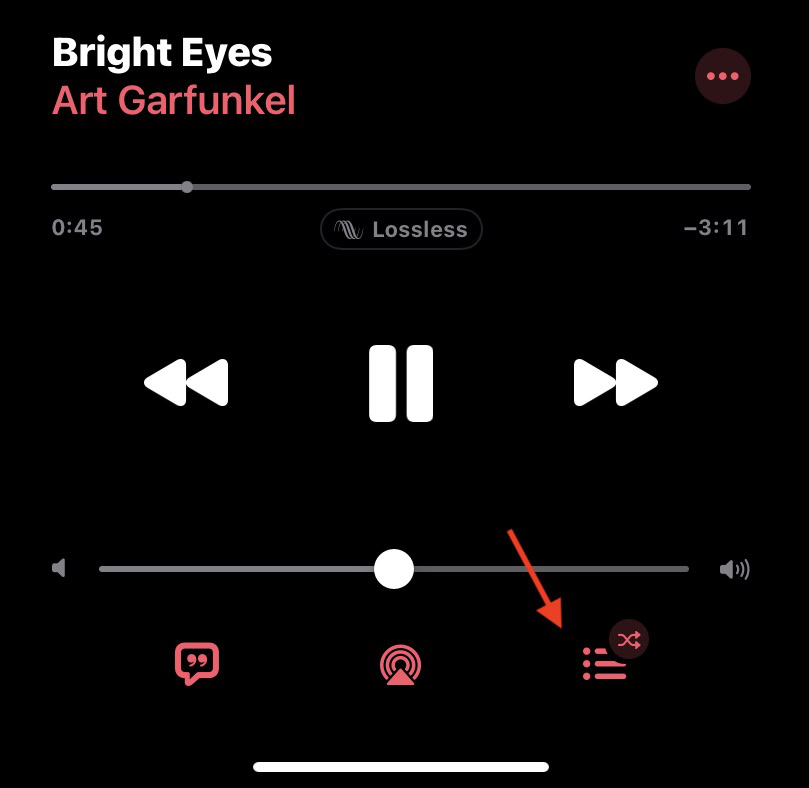 apple music auto play symbol