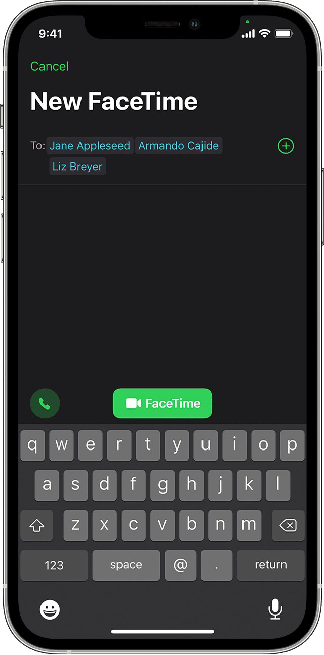 facetime ios