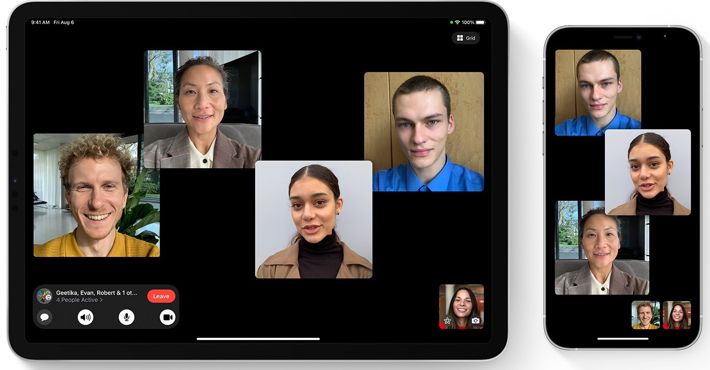 group facetime iphone ipad