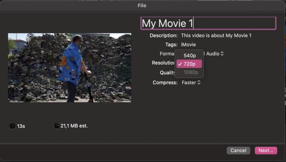 How to export a video on iMovie on Mac and iOS Android Authority