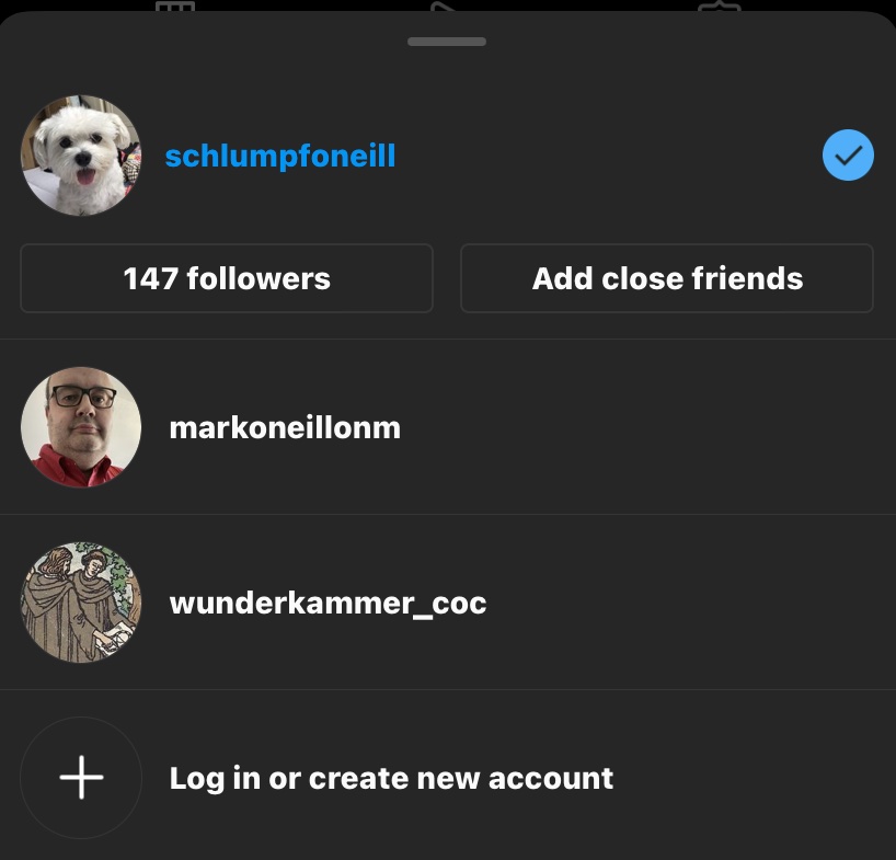 elenco account instagram