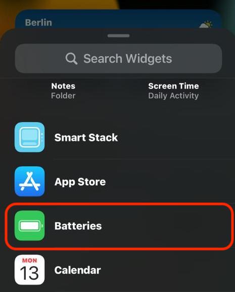 ios widgets