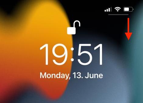 iphone 13 lock screen battery percentage