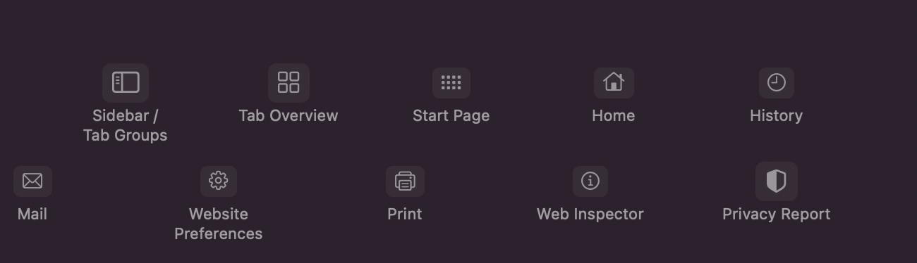 macos add home button to toolbar
