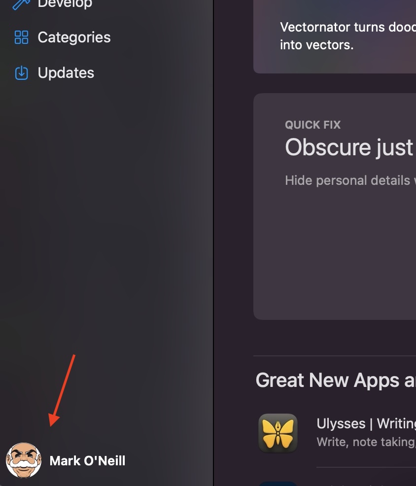 icona icloud dell'app store di macos