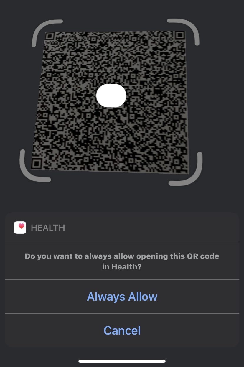 qr code scan ios