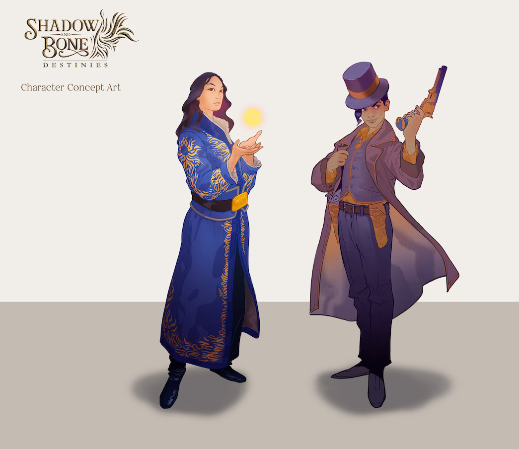 Character concept art from upcoming game shadow and bone destinies