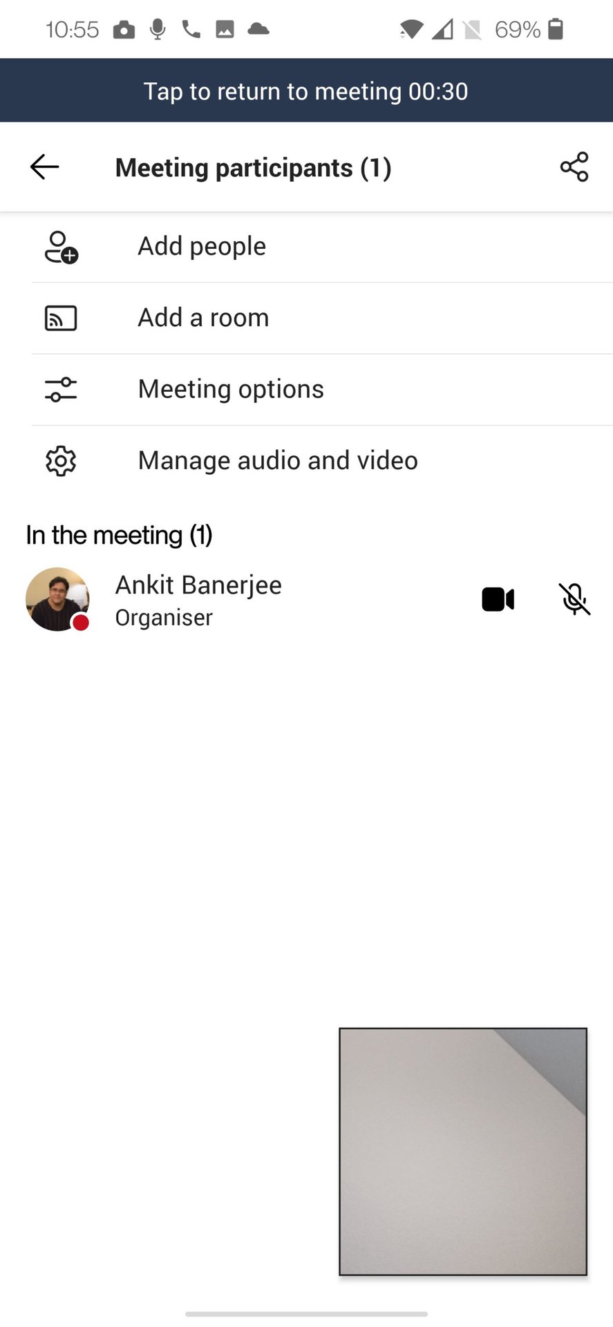 teams mobile add participants to instant meeting