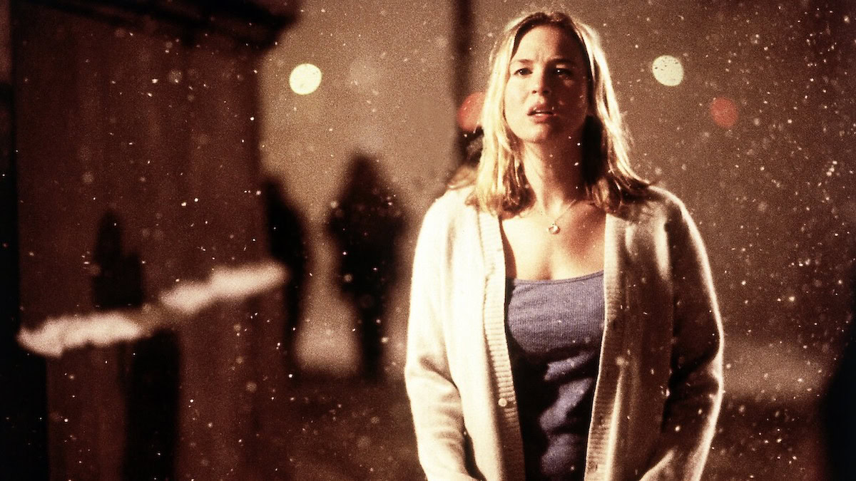 Renée Zellweger standing in the snow in Bridget Jones's Diary - netflix funny movies