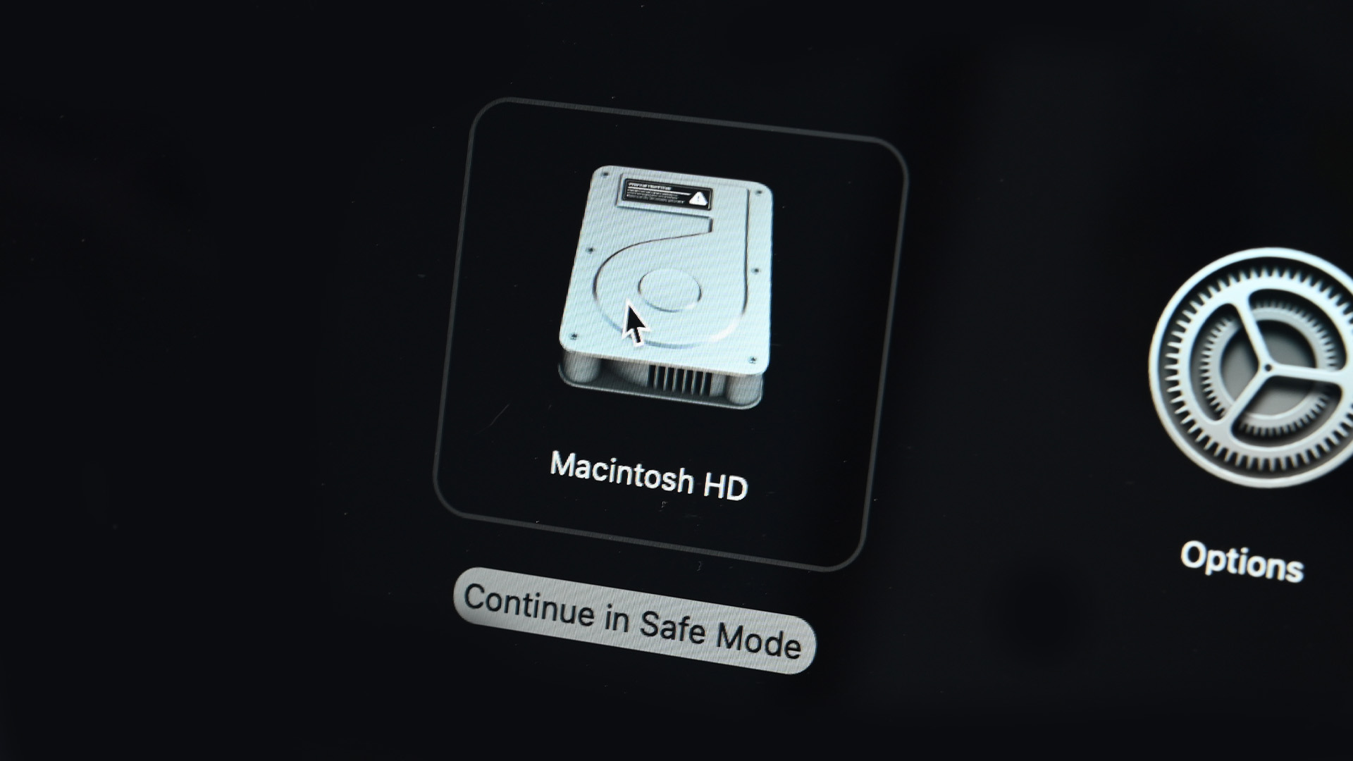 Continue in Safe Mode macOS
