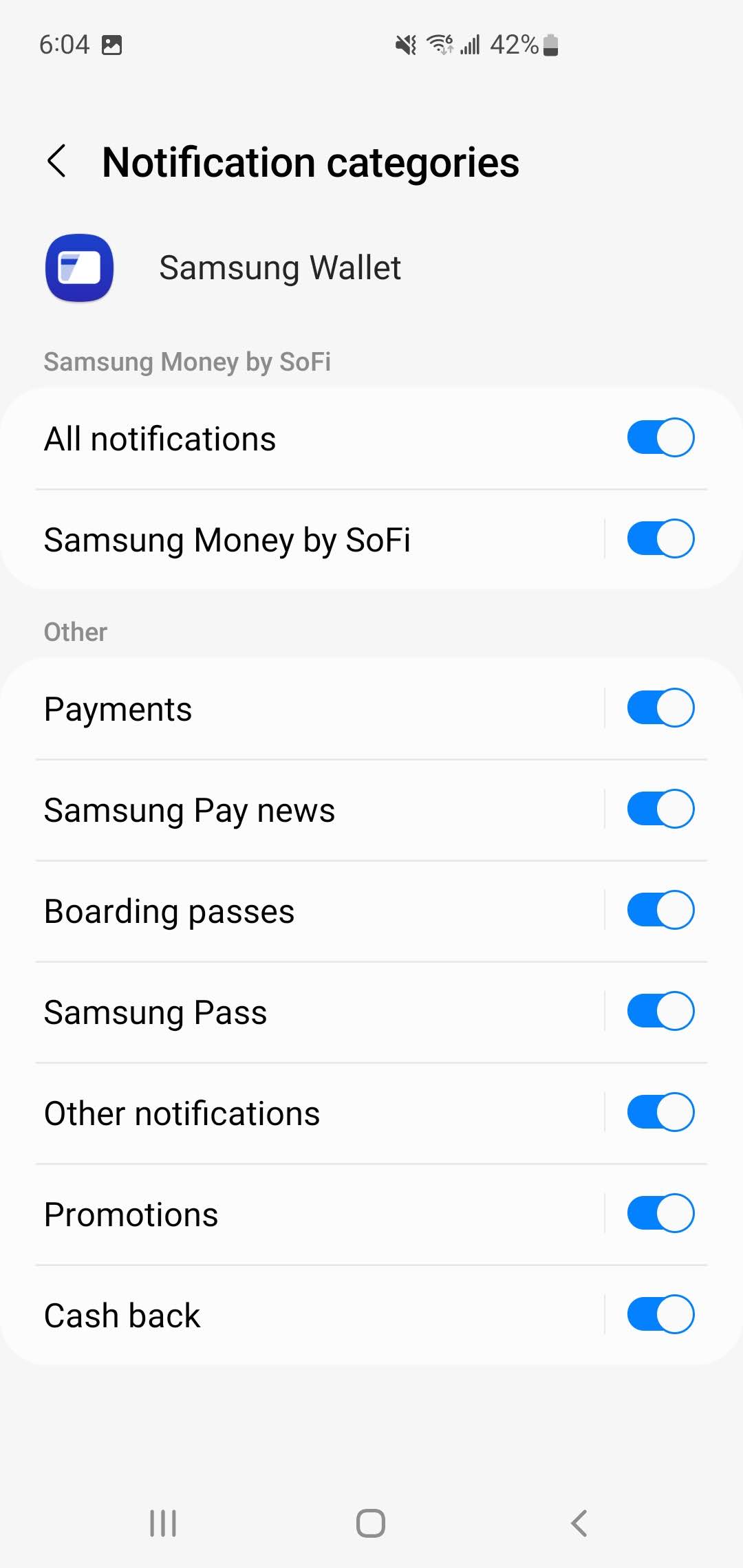 Disable Samsung Wallet deals and offers 5