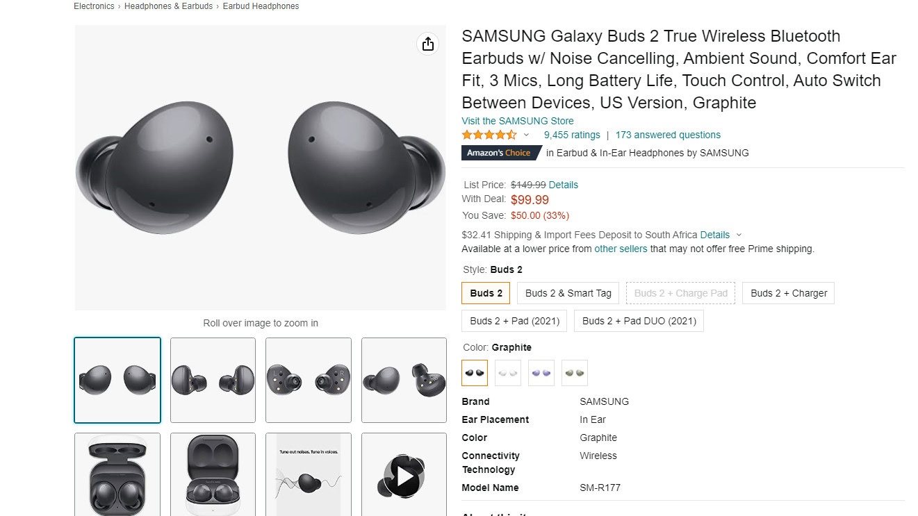 Galaxy Buds 2 Prime Day 2022