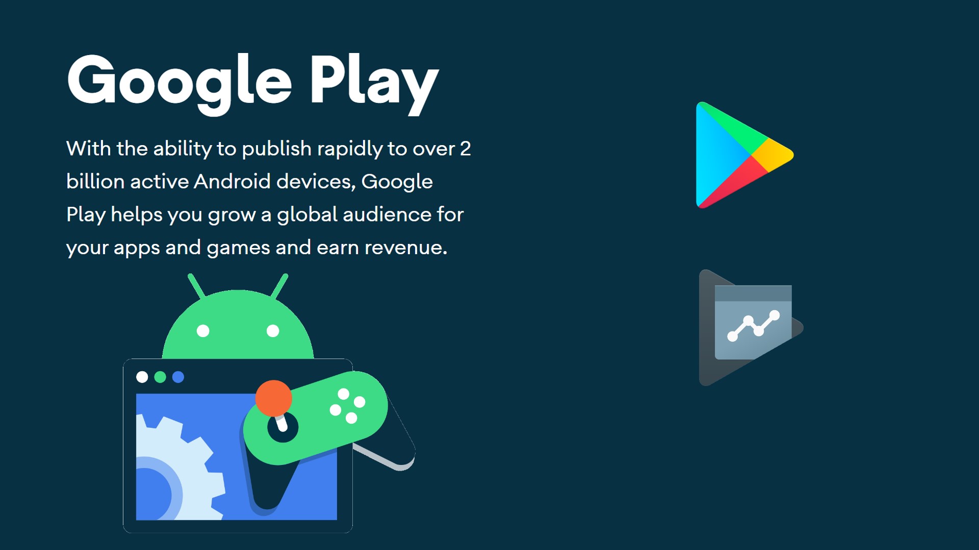 Google Play logo mosaic