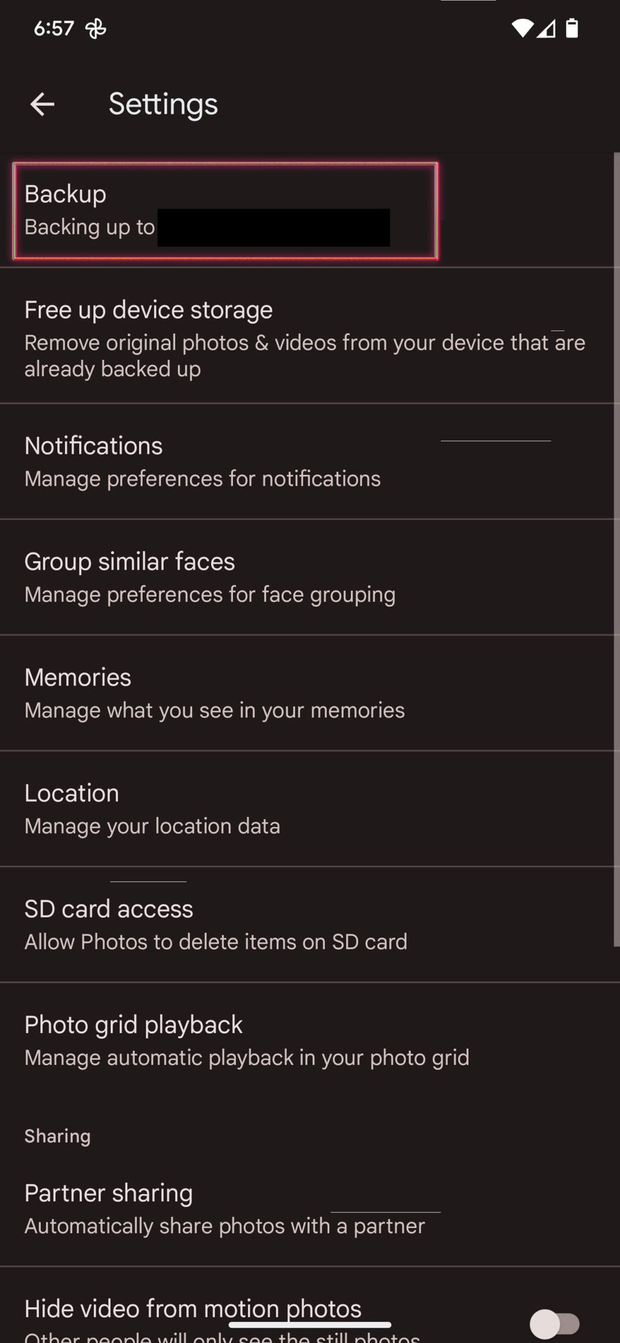 How to backup to Google Photos 2