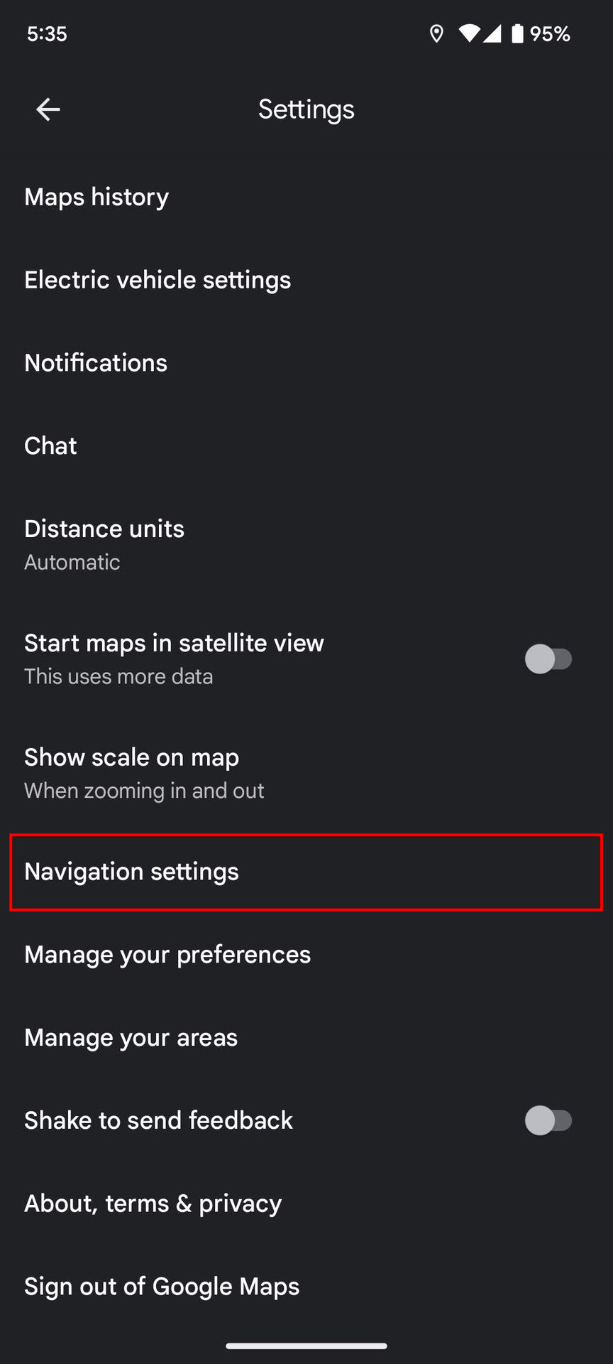 How to change the Google Maps voice language on Android (3)