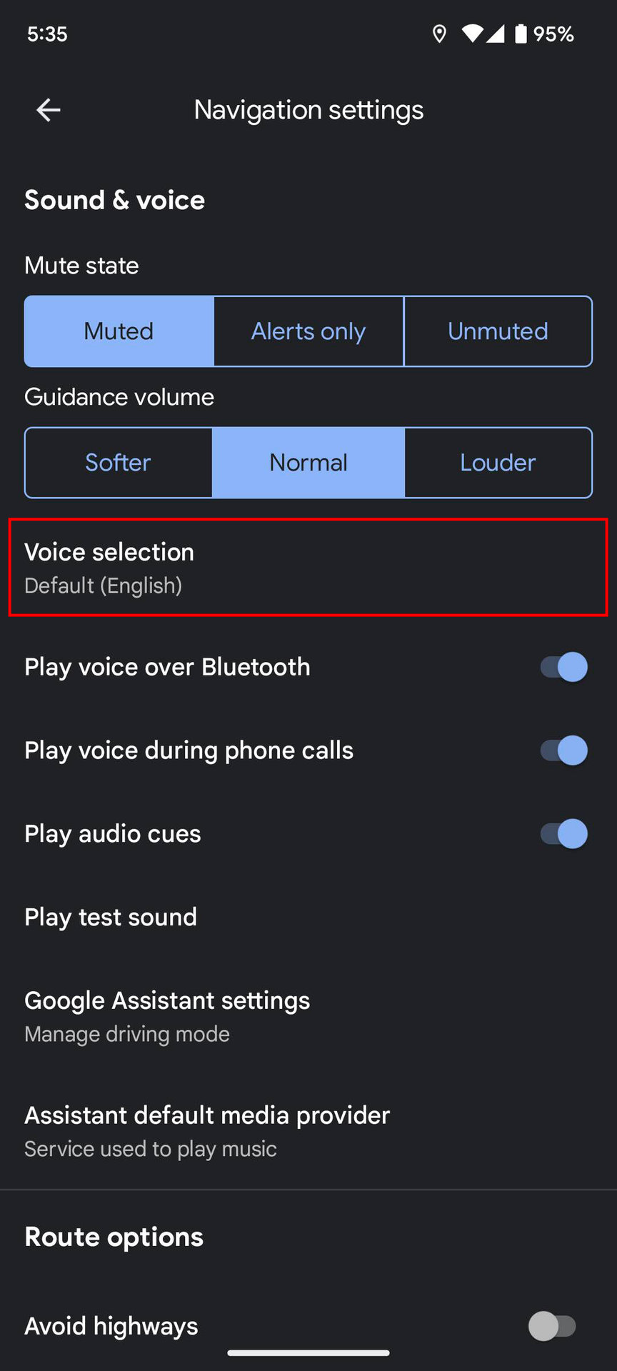 How to change the Google Maps voice language on Android (4)