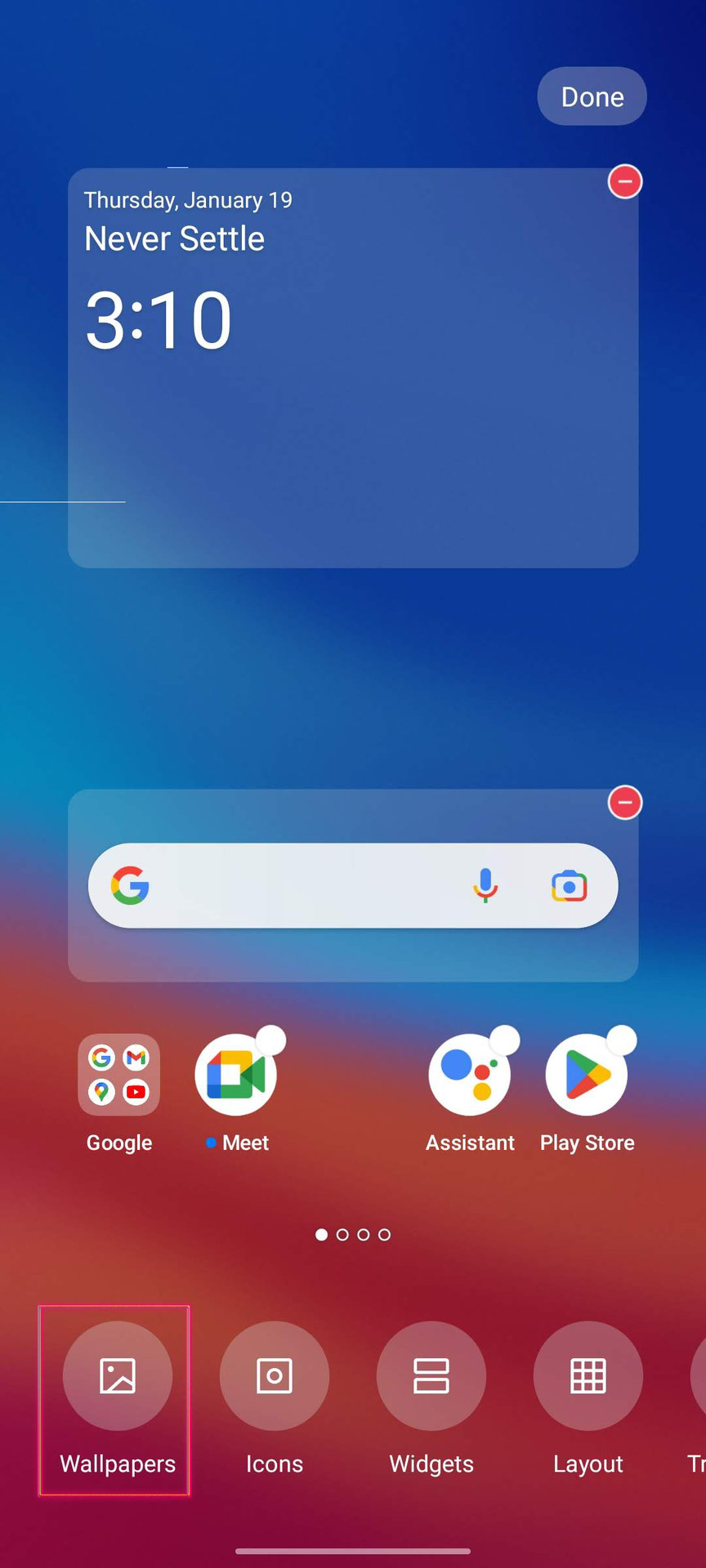 How to change the wallpaper on a OnePlus device 1