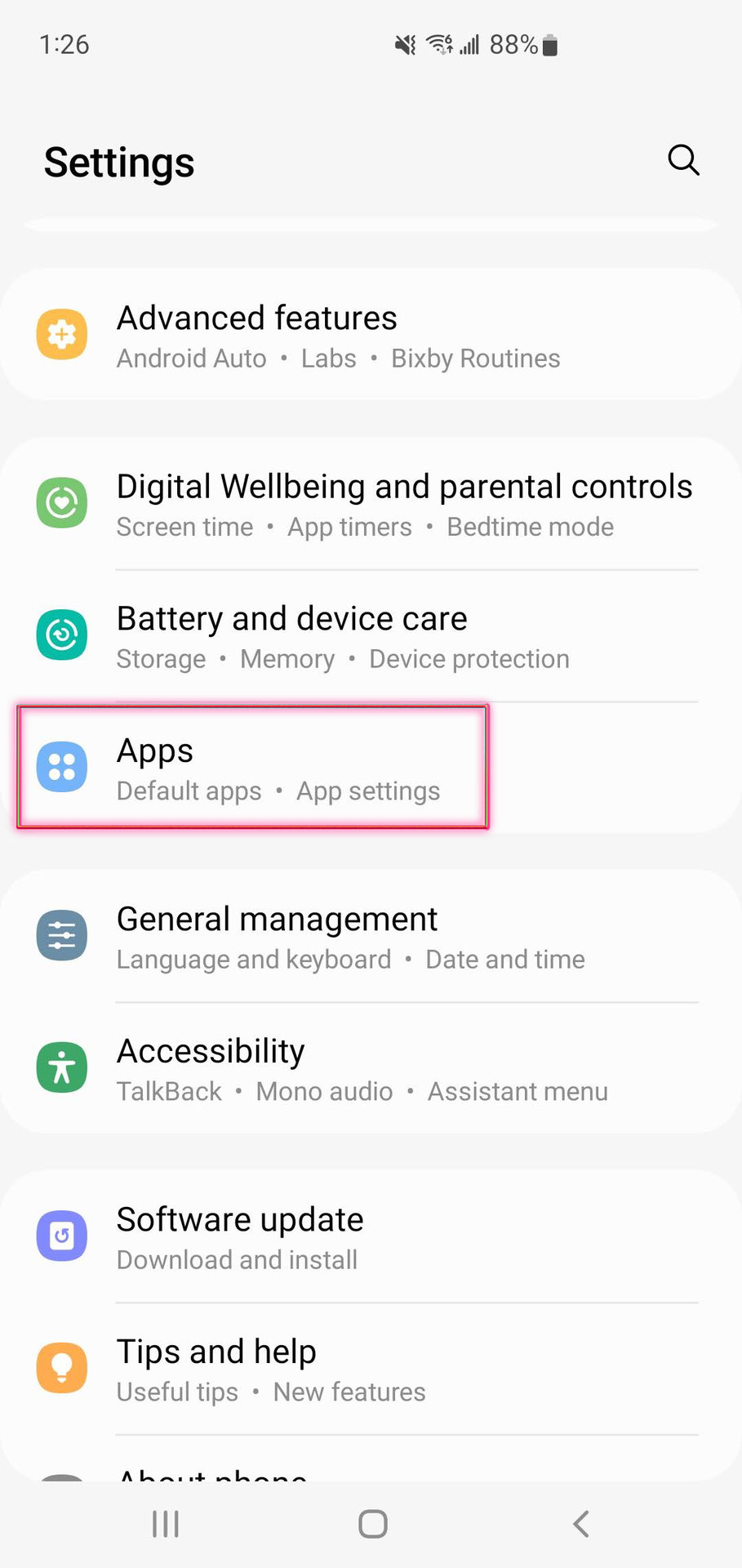 How to clear cache for apps on Samsung devices 1