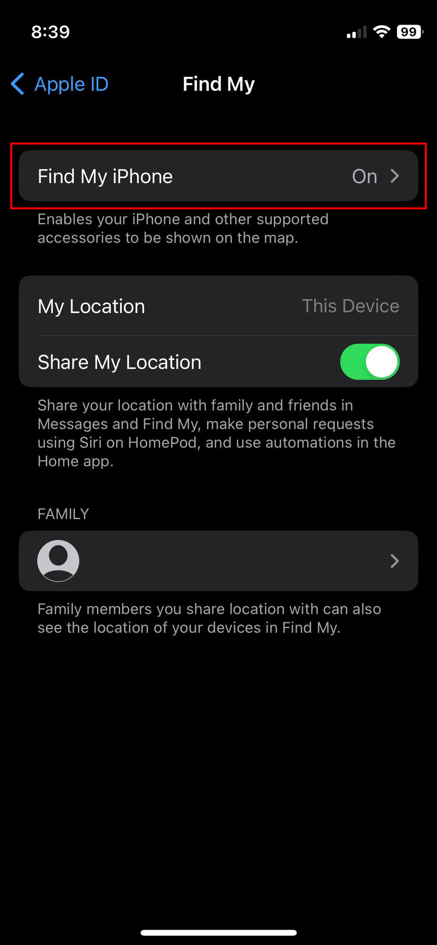 How to turn off Find My iPhone 3