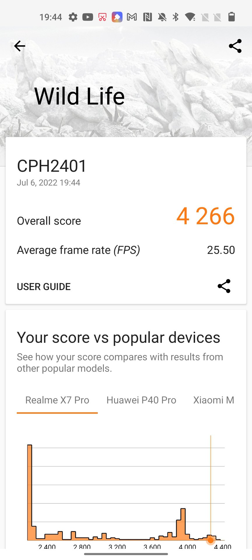 OnePlus Nord 2T 3DMark