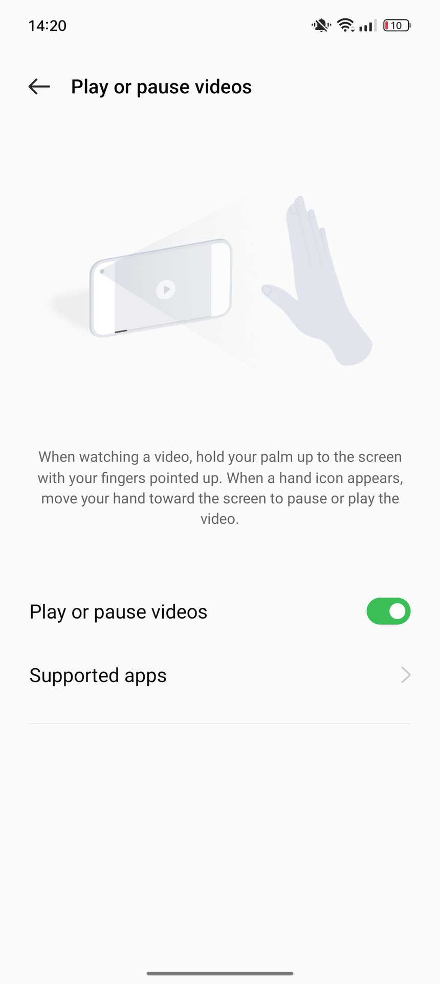 OPPO Reno 8 Pro hands free playback control